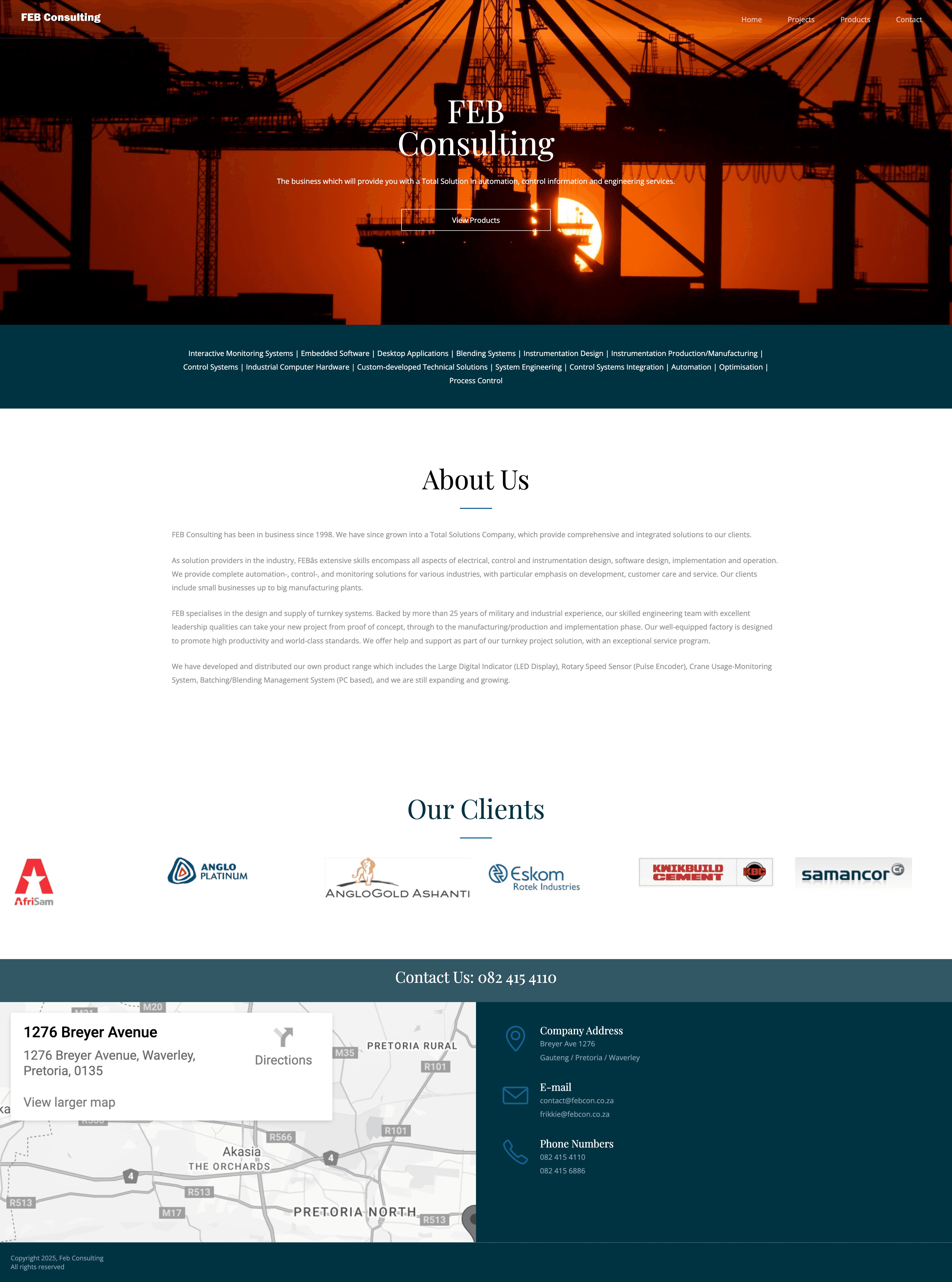 FEB Consulting Website